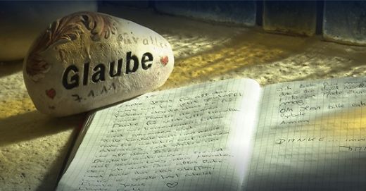 Anliegenbuch in der Geistkircher Kapelle