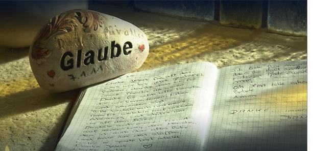 Anliegenbuch in der Geistkircher Kapelle